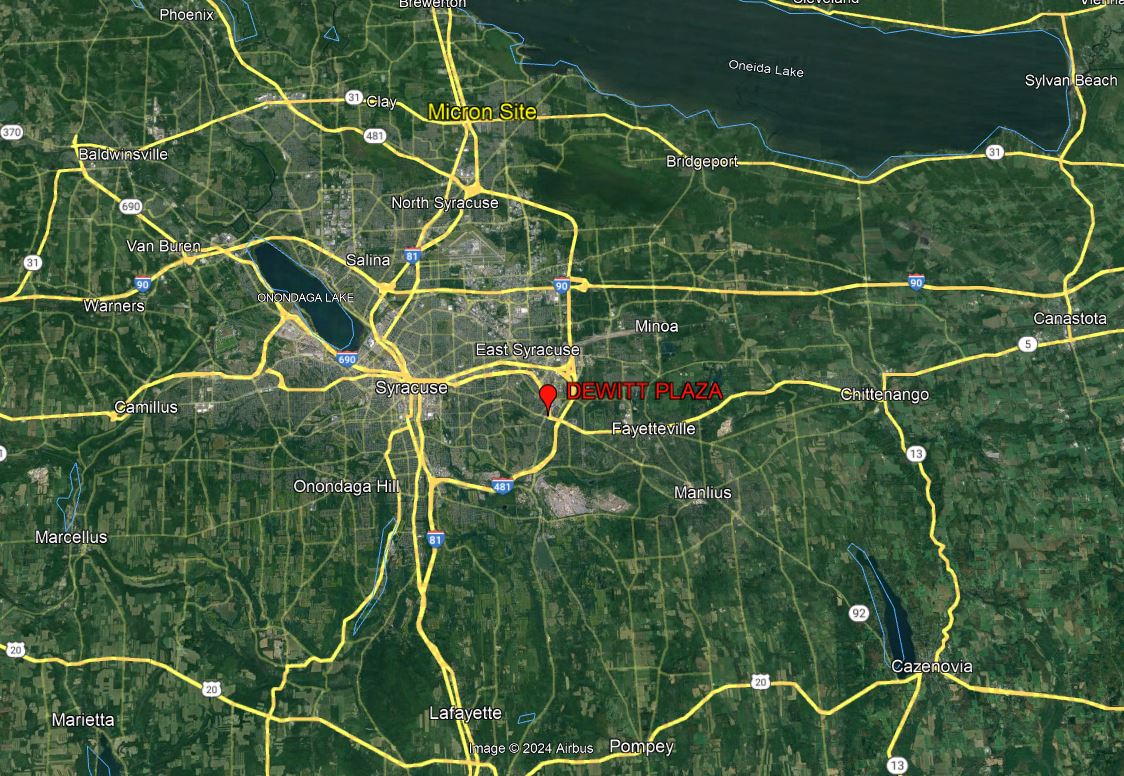 Dewitt Plaza - Aerial