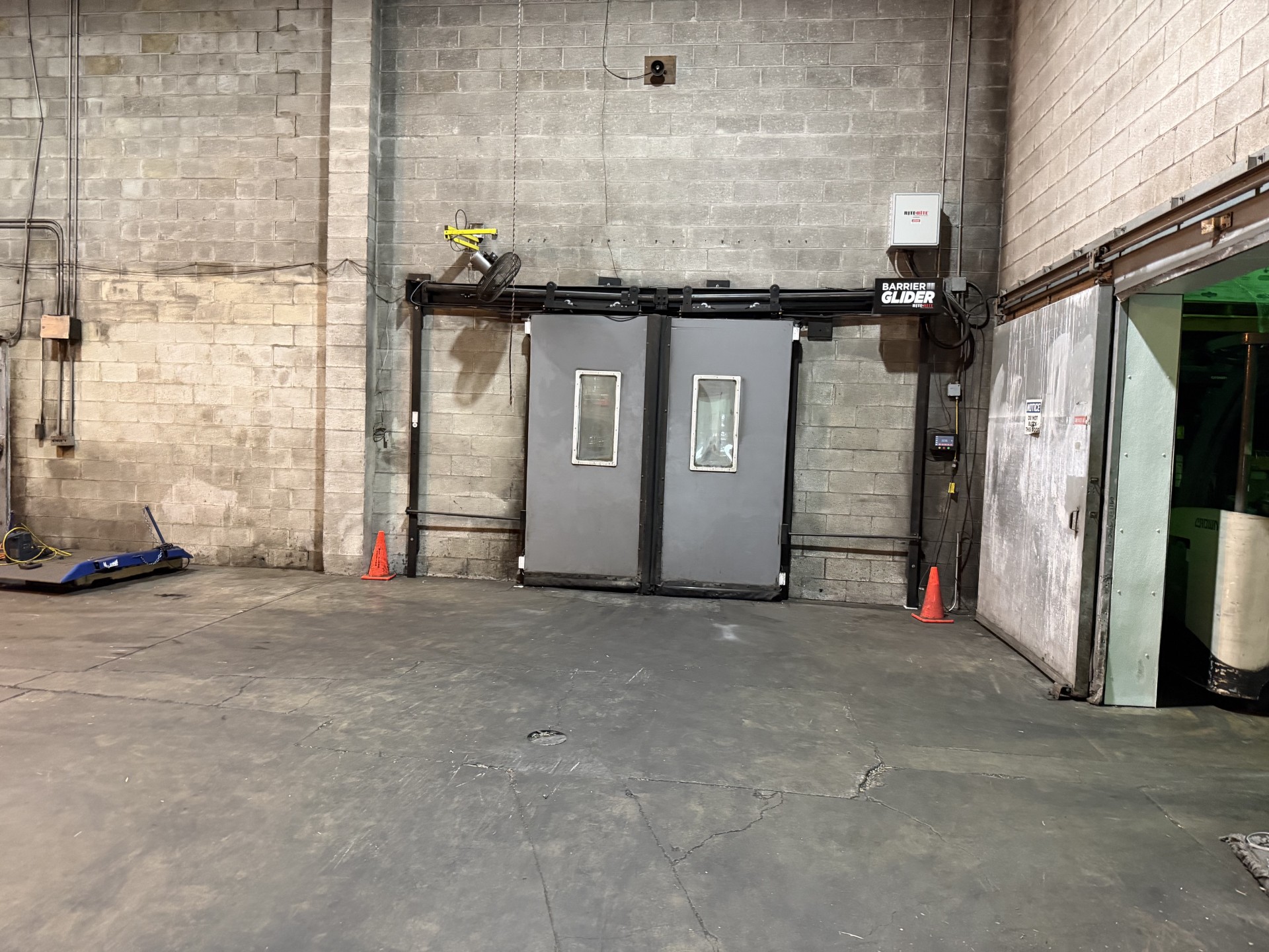 Freezer Door Staging Area
